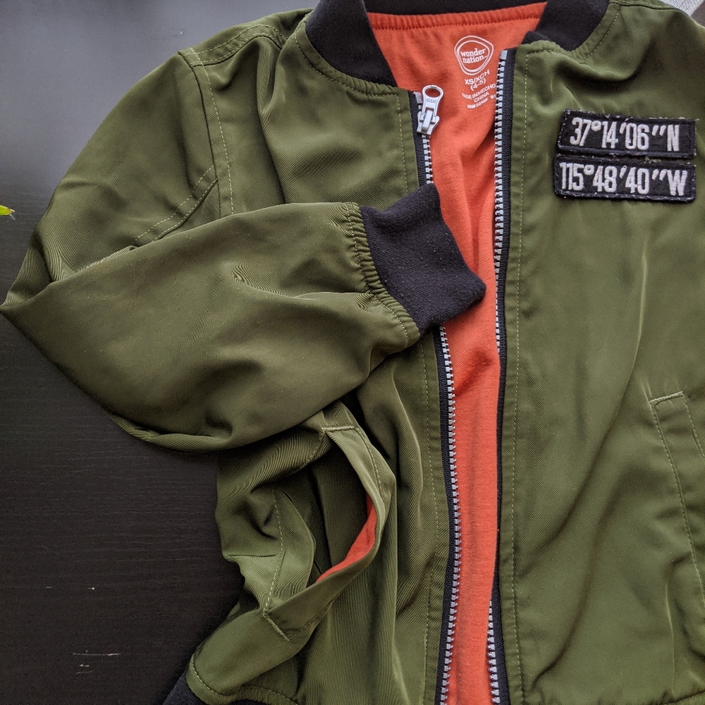 Boys Forrest Green Jacket